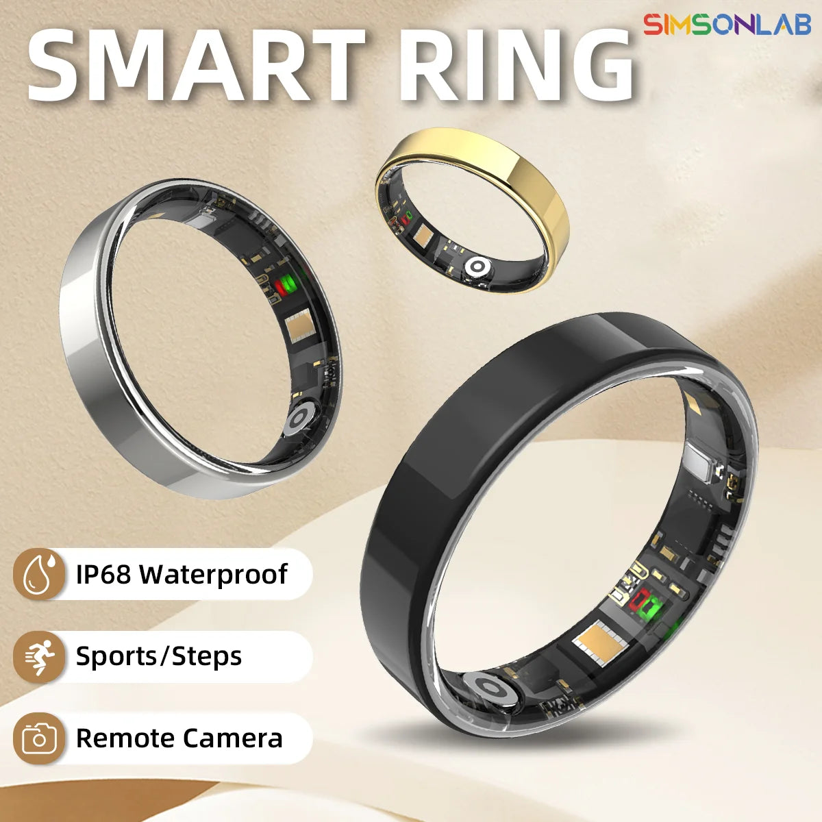 SIMSONLAB 2025 smart ring, a revolutionary health tracker