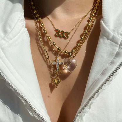 Heart pendant necklace for women, anniversary gift, different variations