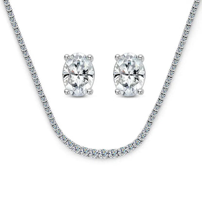 KNOBSPIN Moissanite Tennis kaulakoru naisille, premium hääkoru