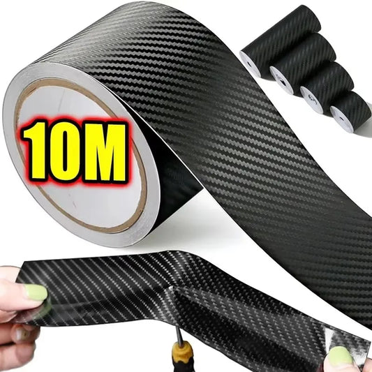 Nano-Carbon Fiber Car Protection Tape 7cm x 5M - DIY Sill Protector and Scratch Protection