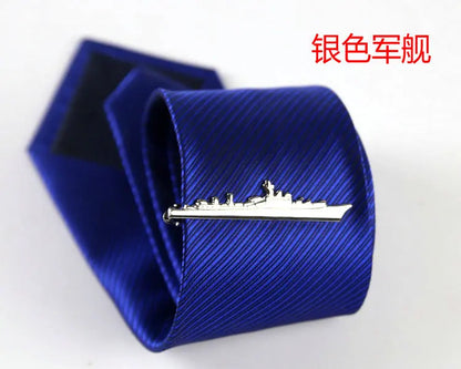 Men's classic tie clip, various motifs