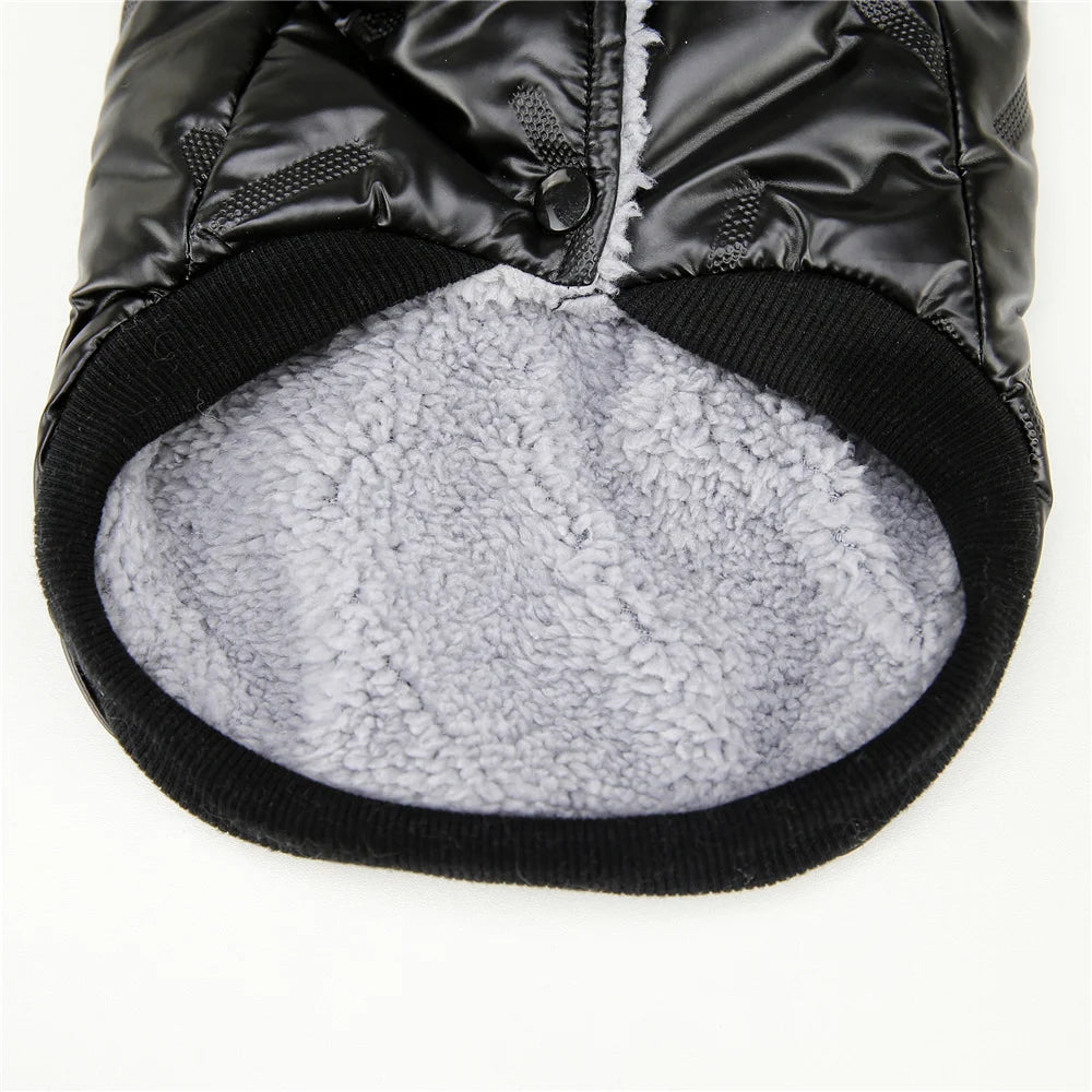 Dog winter coat, thick and warm material, for small and medium-sized dogs