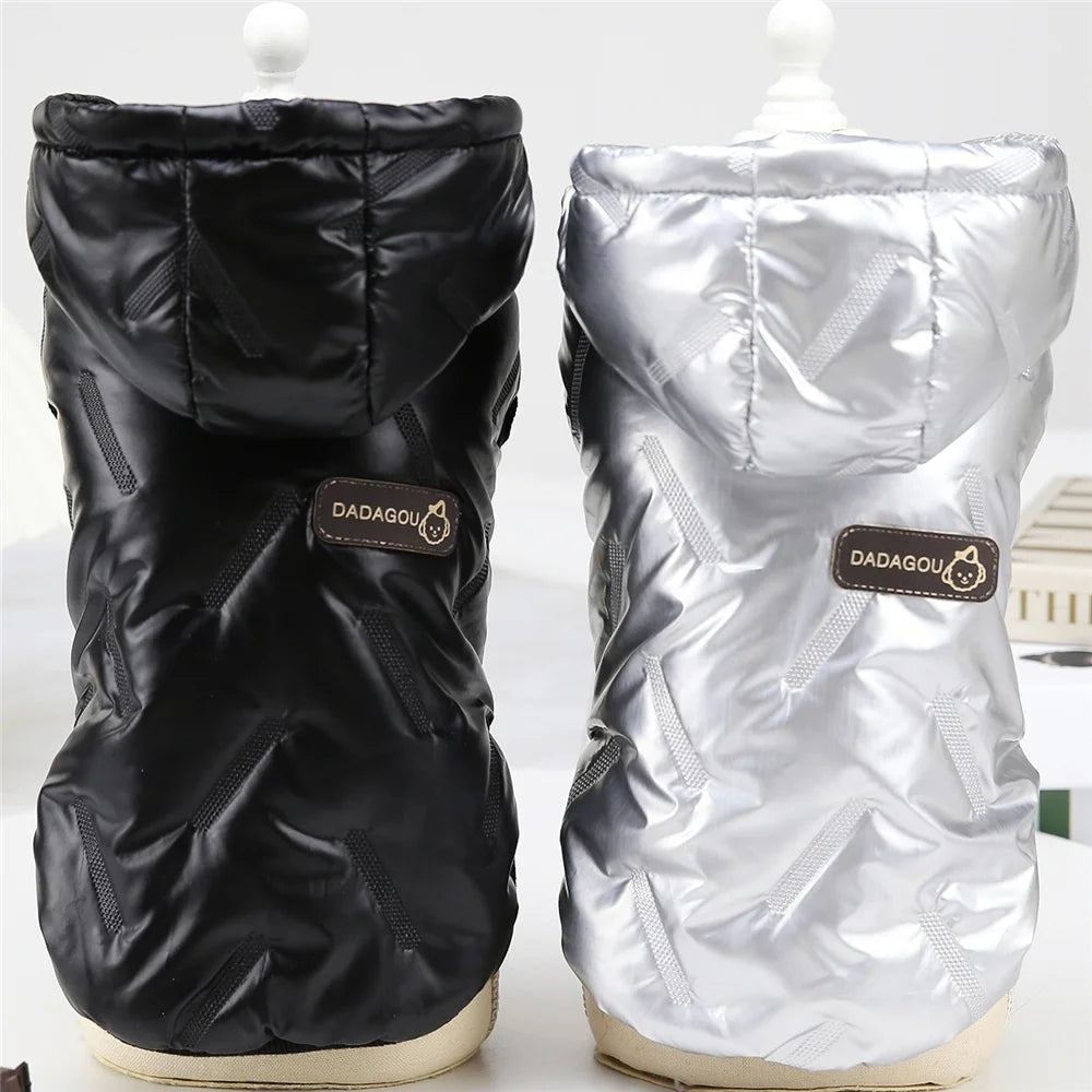 Dog winter coat, thick and warm material, for small and medium-sized dogs