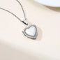 VNOX Heart Locket Necklace with Picture and Name for Women