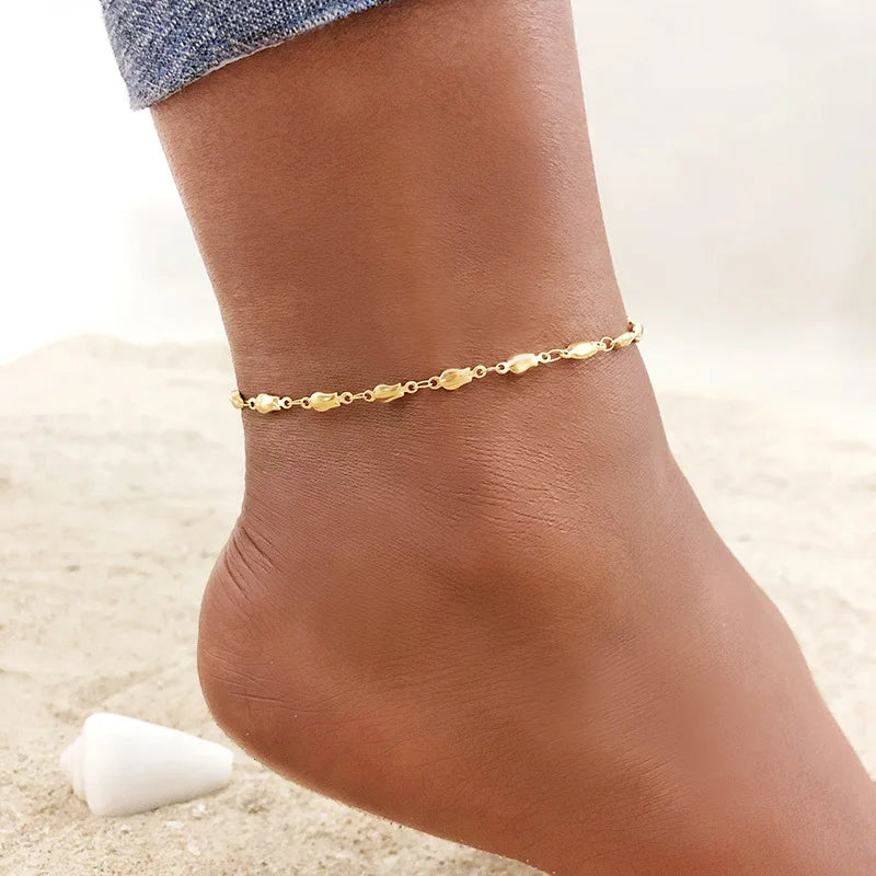 VNOX gold anklet for women, available in different variations