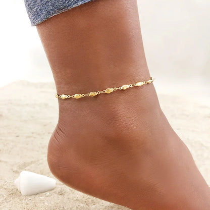 VNOX gold anklet for women, available in different variations