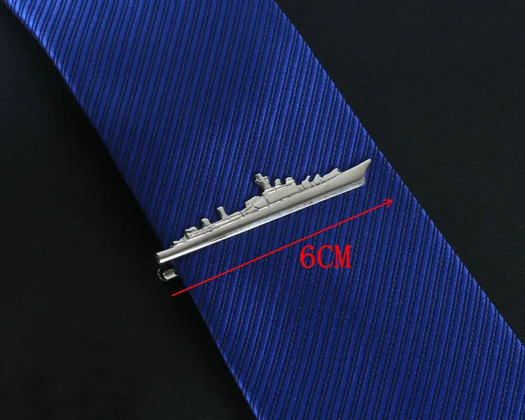 Men's classic tie clip, various motifs
