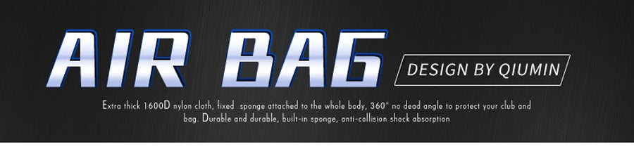 PGM HKB009 golf flight bag with pull cart