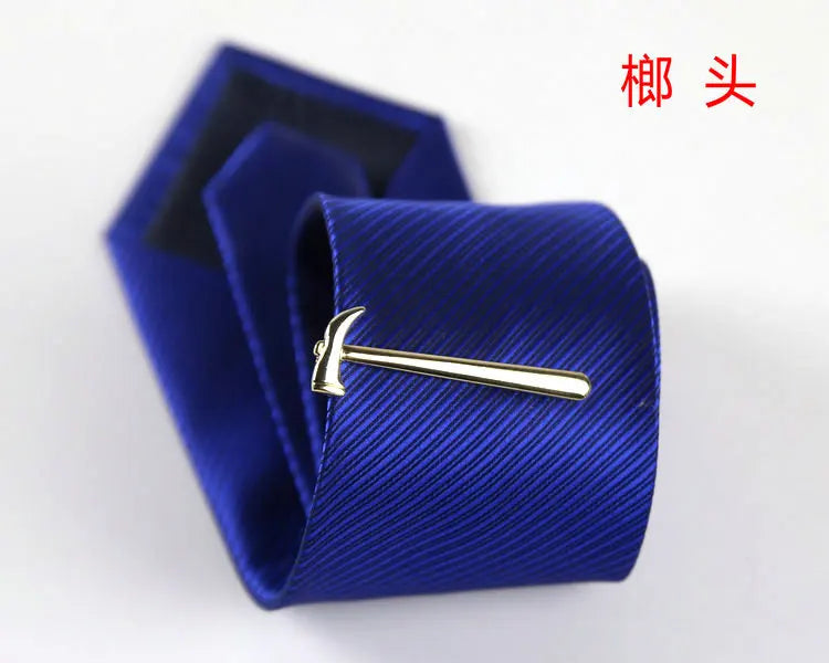 Men's classic tie clip, various motifs