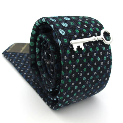 Men's tie pin holder, brass, available in different variations