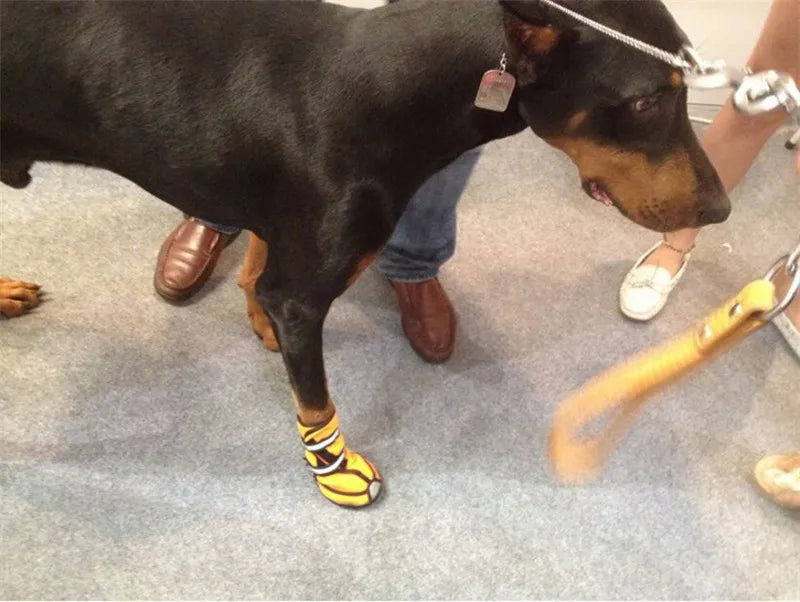 Waterproof dog shoes, four-season boots with reflectors, all sizes