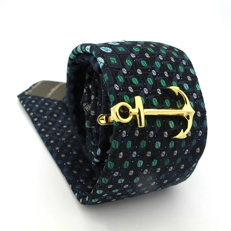 Men's tie pin holder, brass, available in different variations