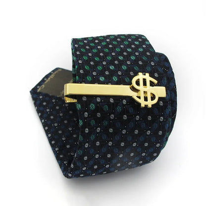 Men's tie pin holder, brass, available in different variations
