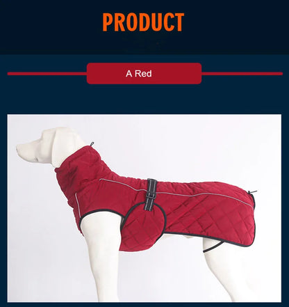 Dog winter coat for large dogs, all sizes