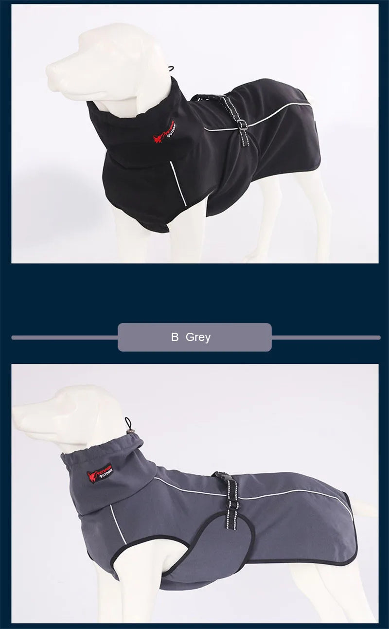 Dog winter coat for large dogs, all sizes