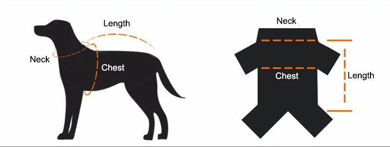 Dog winter coat for large dogs, all sizes