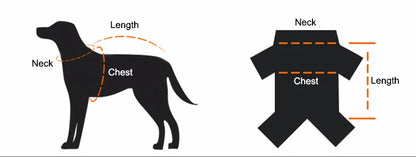 Dog winter coat for large dogs, all sizes