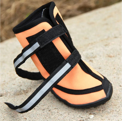 Waterproof dog shoes, four-season boots with reflectors, all sizes