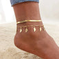 VNOX gold anklet for women, available in different variations