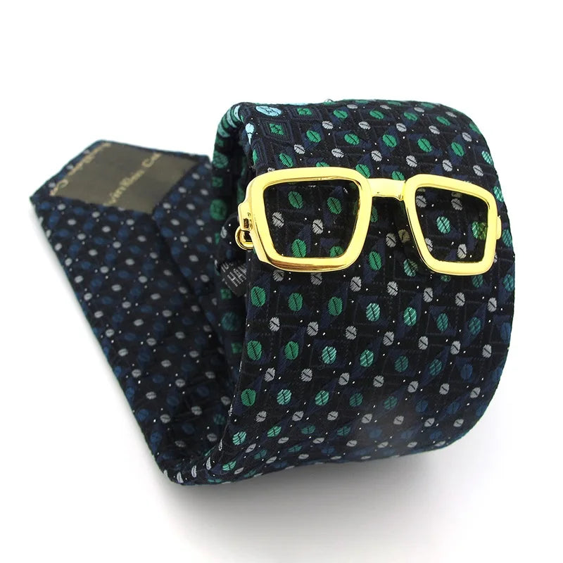 Men's tie pin holder, brass, available in different variations