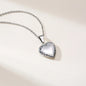 VNOX Heart Locket Necklace with Picture and Name for Women