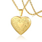 VNOX Heart Locket Necklace with Picture and Name for Women