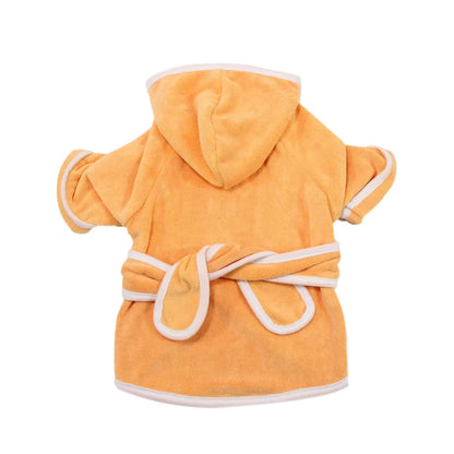 Dog bathrobe, highly absorbent and quick-drying, for small and large dogs