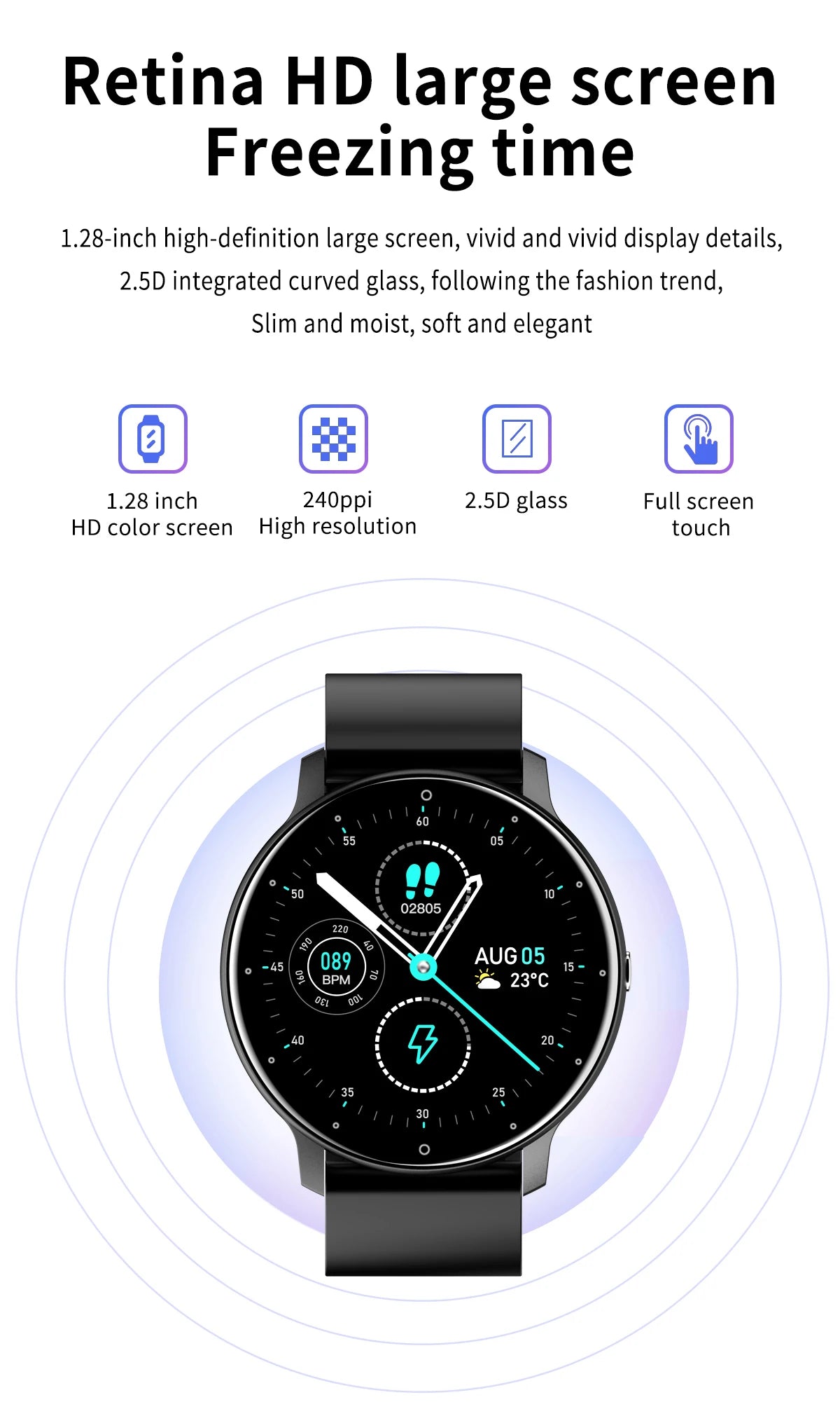 LIGE Smartwatch for women and men, versatile functions, New 2025