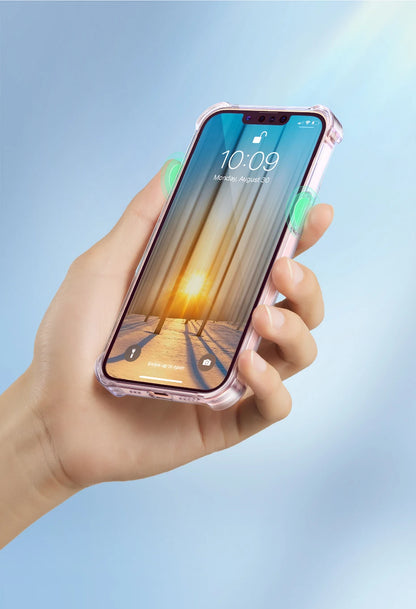 UGREEN Airbags Suojakuori iPhone 15/14/13 Pro Max - Läpinäkyvä Iskunkestävä