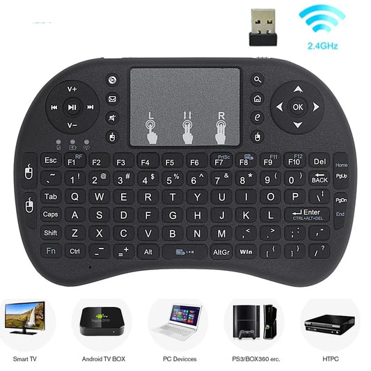 I8 2.4G Langaton Mini-näppäimistö - Air Mouse & Touchpad TV-Boxille