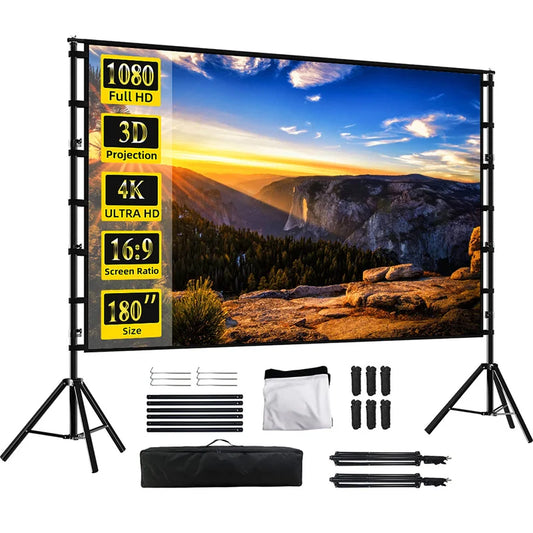 Portable projektor screen