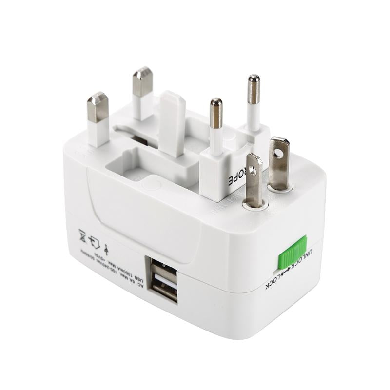 Travel adapter, universal compatibility