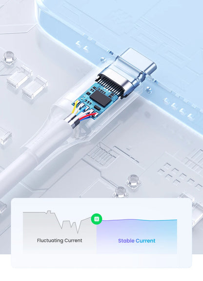 UGREEN 240W USB-C Latauskaapeli – Ultra-nopea PD 3.1 Pikalataus 5A – MacBook, iPad, Xiaomi