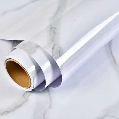 Marble patterned self-adhesive wallpaper, available in many different variations