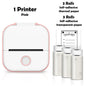 Phomemo T02 mini thermal printer, wireless pocket printer for labels