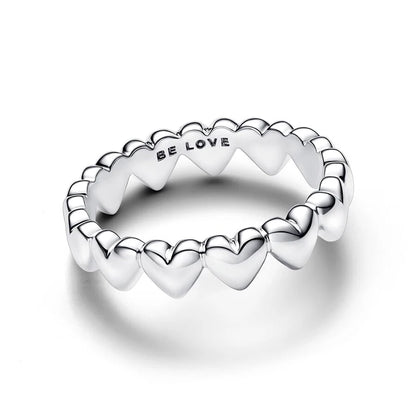 925 Hopeinen tähdenlento sormus, säädettävä, saatavana eri variaatioita