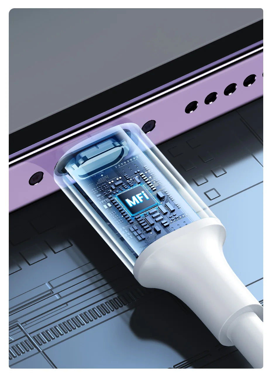 UGREEN MFi 20W USB-C Lightning-kaapeli – PD Pikalataus iPhone 14/13/12 Pro Max & iPad – 1M