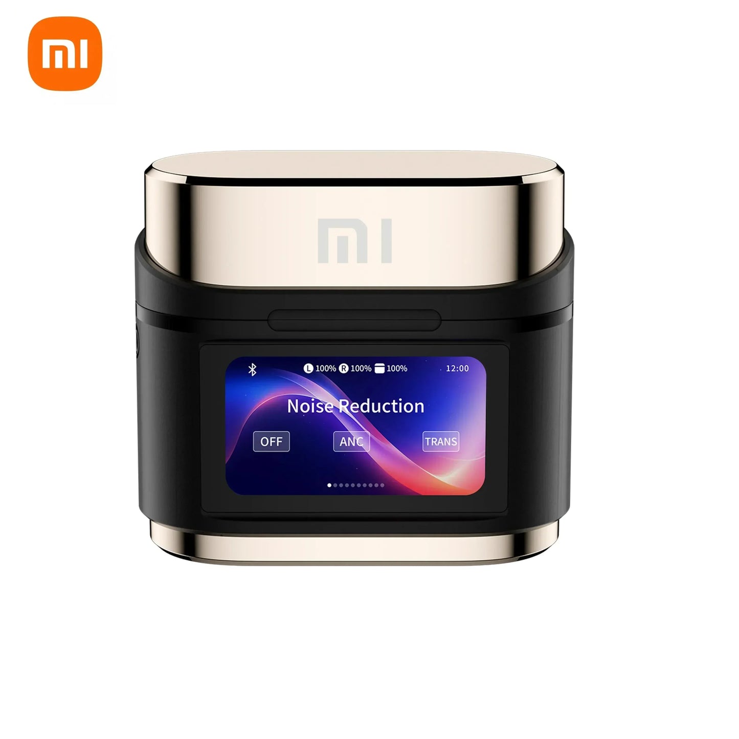 Xiaomi BD2 bluetooth headphones, charging case with digital display