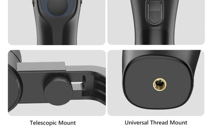 F8 3-akselinen Gimbal-puhelinpidike - Tärinänvaimennus Videokuvaukseen iPhone & Android