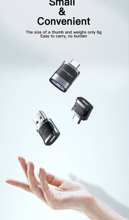 Essager USB 3.0 to Type-C OTG Adapteri - USB-A Muunnin MacBook & Laptop