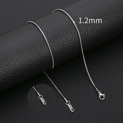 HIYEE Snake Chain Necklace for Pendants