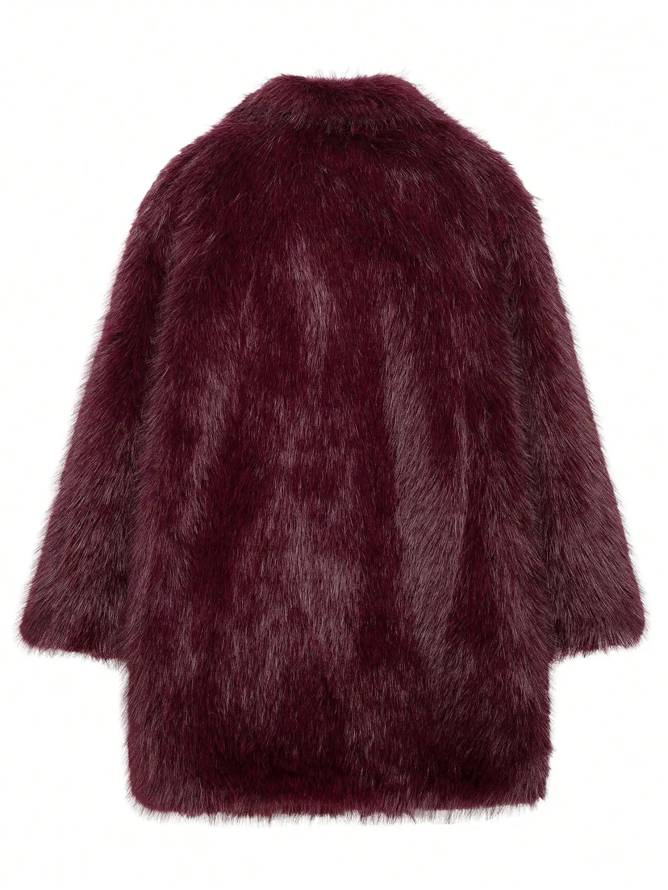Indefeir French faux fur coat for women