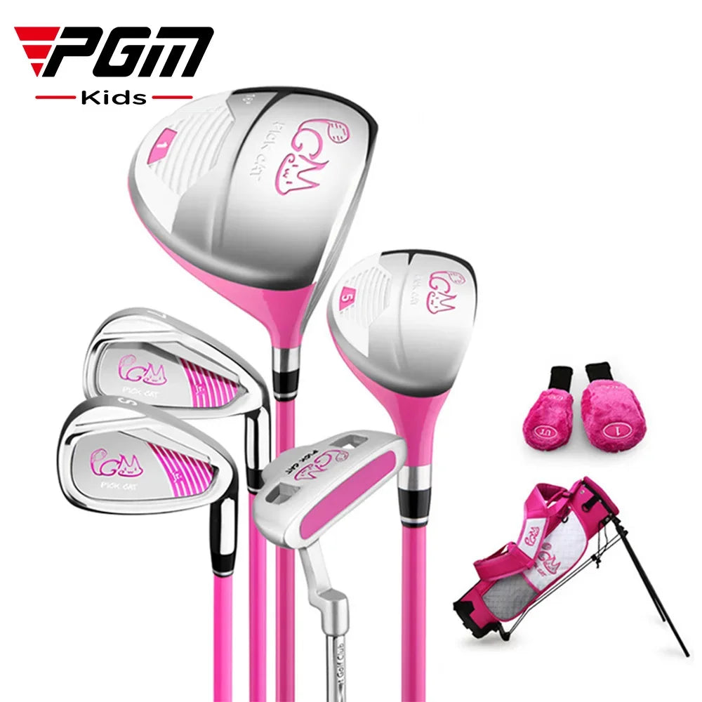 PGM Kids Golf Club Set for ages 3-12, practice set for boys and girls
