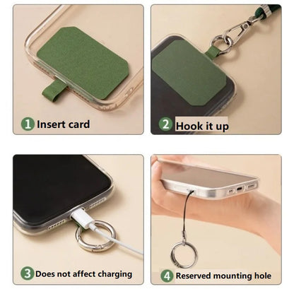 Crossbody Kaulanauha Puhelimelle - Säädettävä Hihna Harmaa