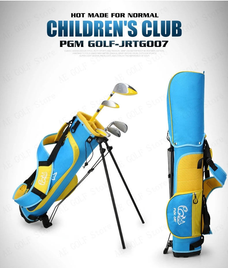 PGM Kids Golf Club Set for ages 3-12, practice set for boys and girls