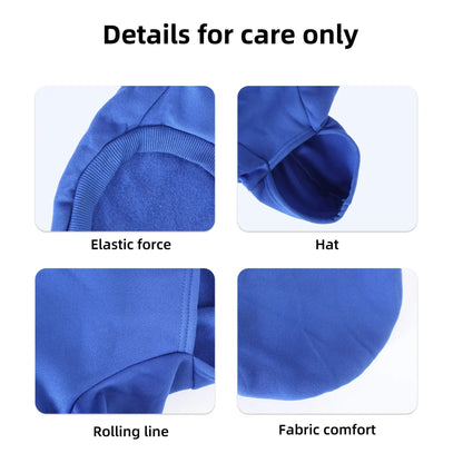 Dog winter hoodie, sporty and warm, for small, medium and large dogs