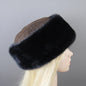 Women's luxury mink fur hat, available in different variations