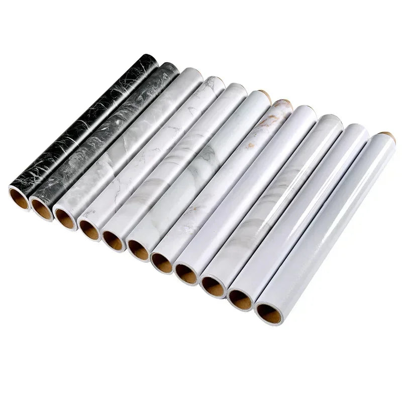 Marble patterned self-adhesive wallpaper, available in many different variations