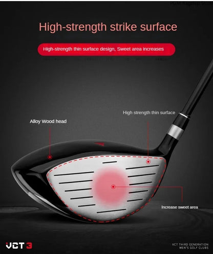 PGM VCT3 Golf Club Set 12 Pieces for Men, Top-Class Set for Beginners