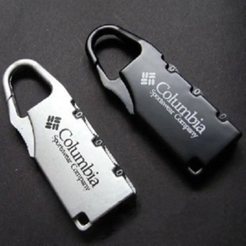 3-numeroinen Koodilukko Sinkkiseos - Riippulukko Laukkuun & Matkalaukkuun